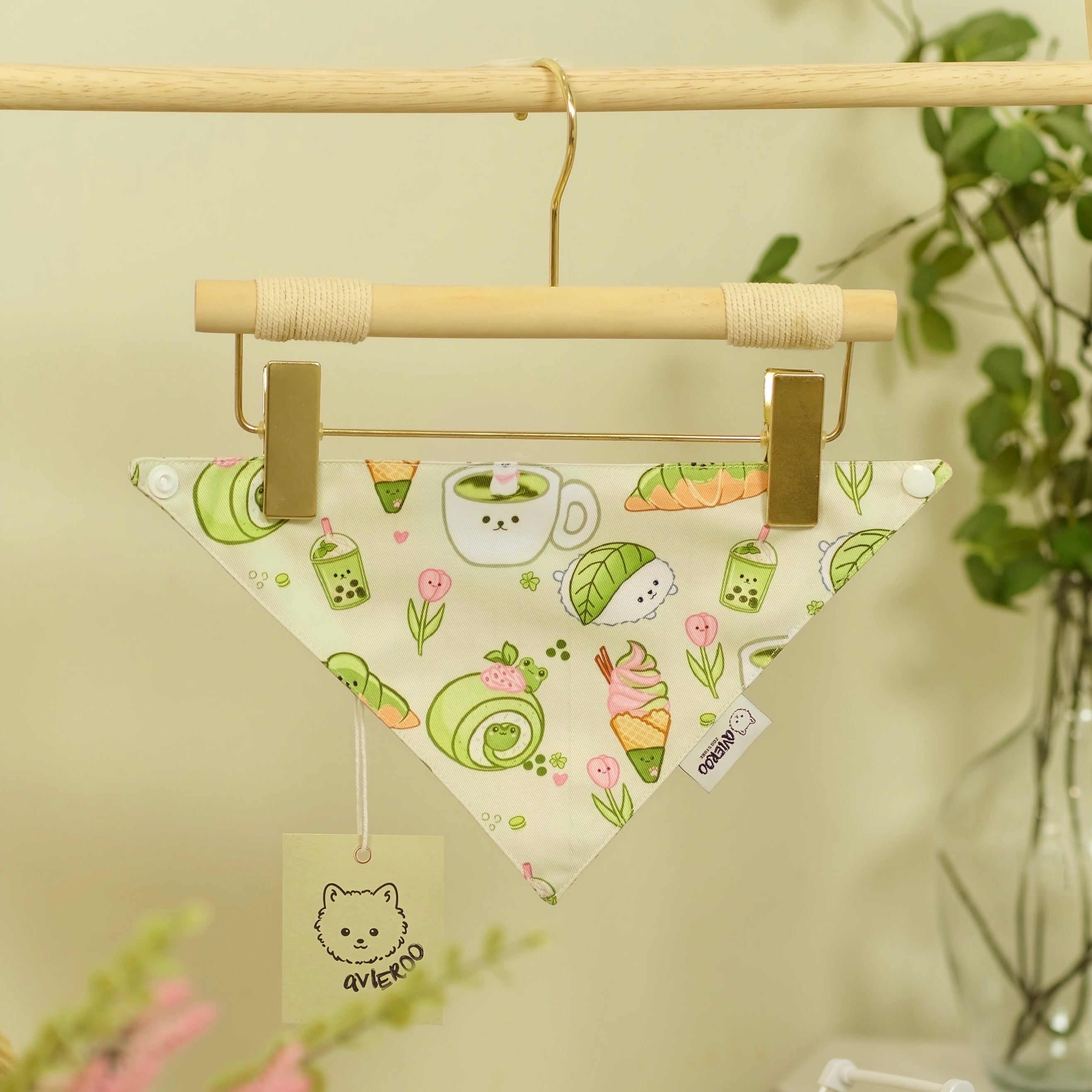 ori bandana in matcha (green)